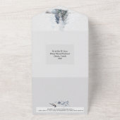 Winterschneekabine Weiße Fuchs Wunder Land All In One Einladung (Außenbereich)