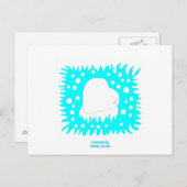 Winterschneekarte Postkarte (Vorne/Hinten)