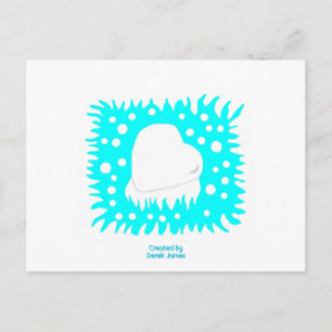 Winterschneekarte Postkarte