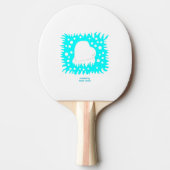 Winterschneekönig Pong Paddle Tischtennis Schläger (Vorderseite)