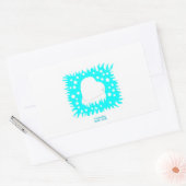 Winterschneekopfkleber Rechteckiger Aufkleber (Umschlag)