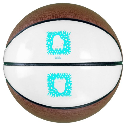Winterschneekorb Basketball (Vorderseite)