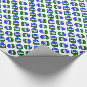 Winterschneekugel Geschenkpapier (Ecke)