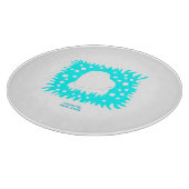 Winterschneekulptur 30,4 cm schneidebrett (Ecke)