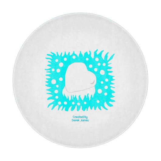 Winterschneekulptur 30,4 cm schneidebrett (Vorderseite)