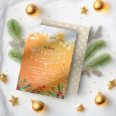 Winterschneeland Weihnachten & Neues Jahr Party Einladung