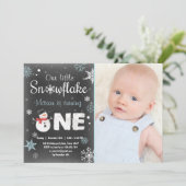 Winterschneemann am Sonntag Einladung (Stehend Vorderseite)