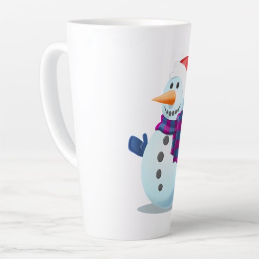 Winterschneemann-Tasse Milchtasse (Linke Ecke)