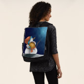 Winterschneemänner, die auf die Sterne schauen ill Rucksack (Ausgewaschen)