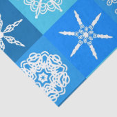 Winterschneepapier Seidenpapier (Detail)