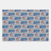 Winterschneepinguin Geschenkpapier Set (Vorderseite 2)