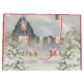 Winterschneeregler rot große geschenktüte (Rückseite)