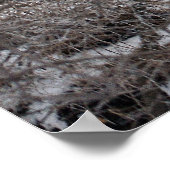 Winterschneeschuhen Poster (Ecke)