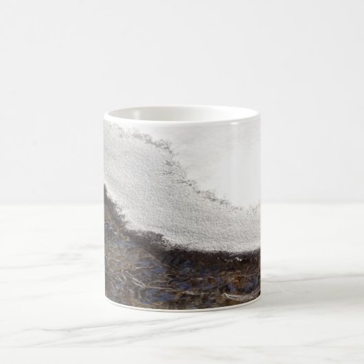 Winterschneestreifen Kaffeetasse (Mittel)