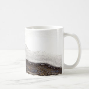 Winterschneestreifen Kaffeetasse