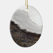 Winterschneestreifen Keramikornament (Rechts)