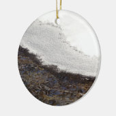 Winterschneestreifen Keramikornament (Links)