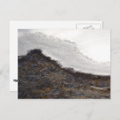 Winterschneestreifen Postkarte (Vorne/Hinten)