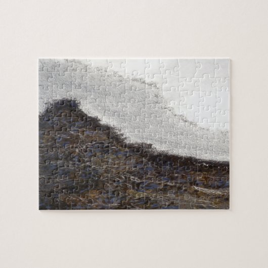 Winterschneestreifen Puzzle (Horizontal)