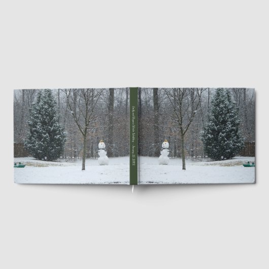 Winterschneeszene der Nachbarin Gästebuch (Voll)