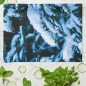 Winterschneeweihnachtsbaum Handtuch (Gefaltet)