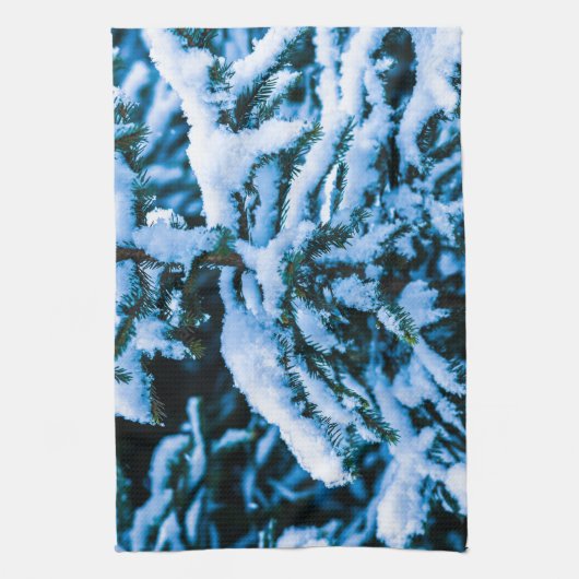 Winterschneeweihnachtsbaum Handtuch (Vertikal)