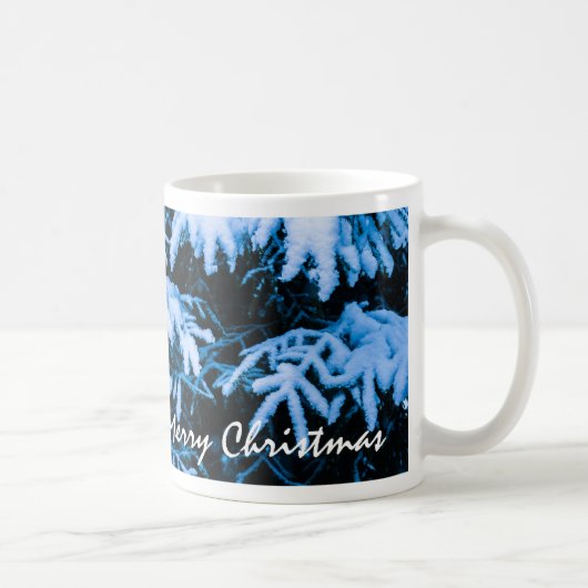 Winterschneeweihnachtsbaum Kaffeetasse (Rechts)