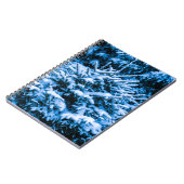 Winterschneeweihnachtsbaum Notizblock (Linke Seite)