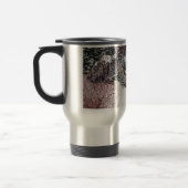 Winterschneewelt mit niedlichem Schwarz und Bräunl Reisebecher (Links)