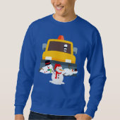 Winterschneewitz Schneefräse Sweatshirt (Vorderseite)
