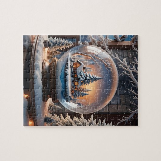 Winterschneewolkenpuzzle Puzzle (Horizontal)