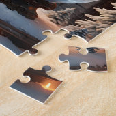 Winterschneewolkenpuzzle Puzzle (Seite)