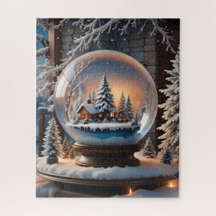 Winterschneewolkenpuzzle Puzzle