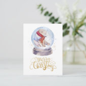 Winterschnepfelbär Frohe Weihnachten (Stehend Vorderseite)