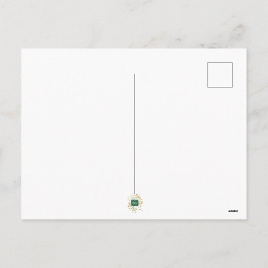 Winterschnepfelbär Frohe Weihnachten (Rückseite)