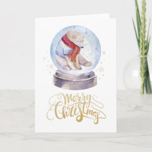 Winterschnepfelbär Frohe Weihnachten