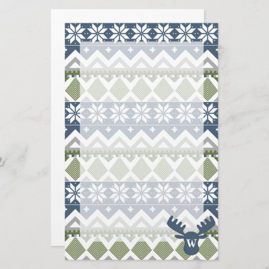 Winterschwebehalterung Briefpapier (Vorne/Hinten)