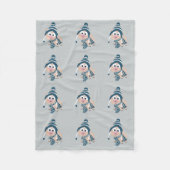 Winterschwein Fleecedecke (Vorderseite)