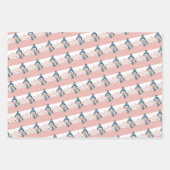 Winterschwein Geschenkpapier Set (Vorderseite)