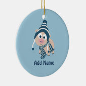 Winterschwein Keramikornament (Rechts)