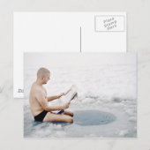 Winterschwimmen Postkarte (Vorne/Hinten)