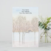 Wintersee Briefpapier (Stehend Vorderseite)