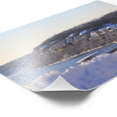 Wintersee des Ozarks-Fotos Fotodruck (Ecke)