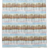 Wintersee Duschvorhang (Vorderseite)