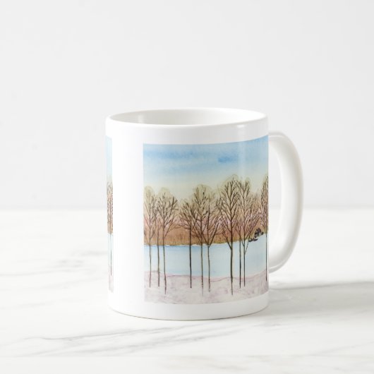 Wintersee Kaffeetasse (VorderseiteRechts)