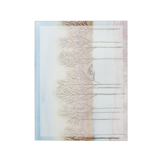 Wintersee Notizblock (Rotiert)