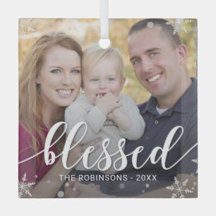 Wintersegmente Custom Foto Weihnachtsschmuck