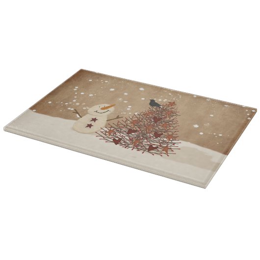 Wintersegmente-Glasschneidplatte Schneidebrett (Ecke)