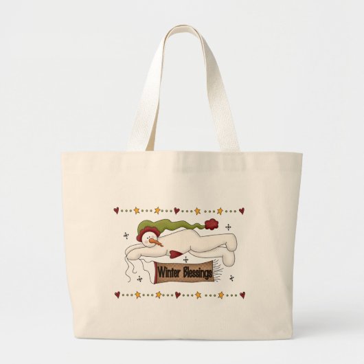 Wintersegmente - Hemden und Geschenke Jumbo Stoffbeutel (Vorne)
