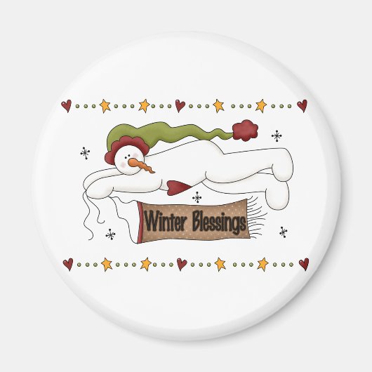 Wintersegmente - Hemden und Geschenke Magnet (Vorne)